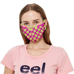 Seamless, Polkadot Crease Cloth Face Mask (adult) by nateshop