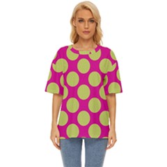 Seamless, Polkadot Oversized Basic Tee by nateshop