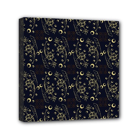 Seamless-pattern 1 Mini Canvas 6  X 6  (stretched) by nateshop