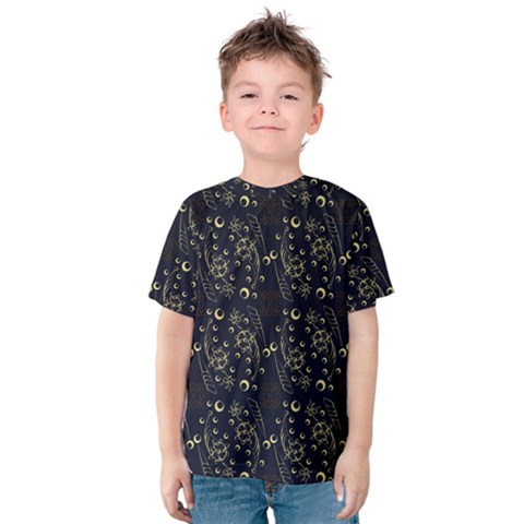 Seamless-pattern 1 Kids  Cotton Tee by nateshop