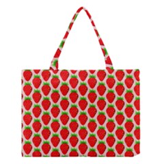 Strawberries Medium Tote Bag by nateshop