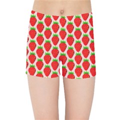 Strawberries Kids  Sports Shorts by nateshop