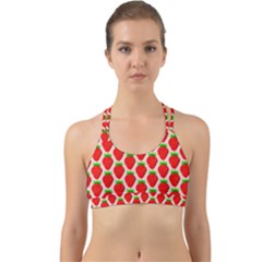 Strawberries Back Web Sports Bra by nateshop