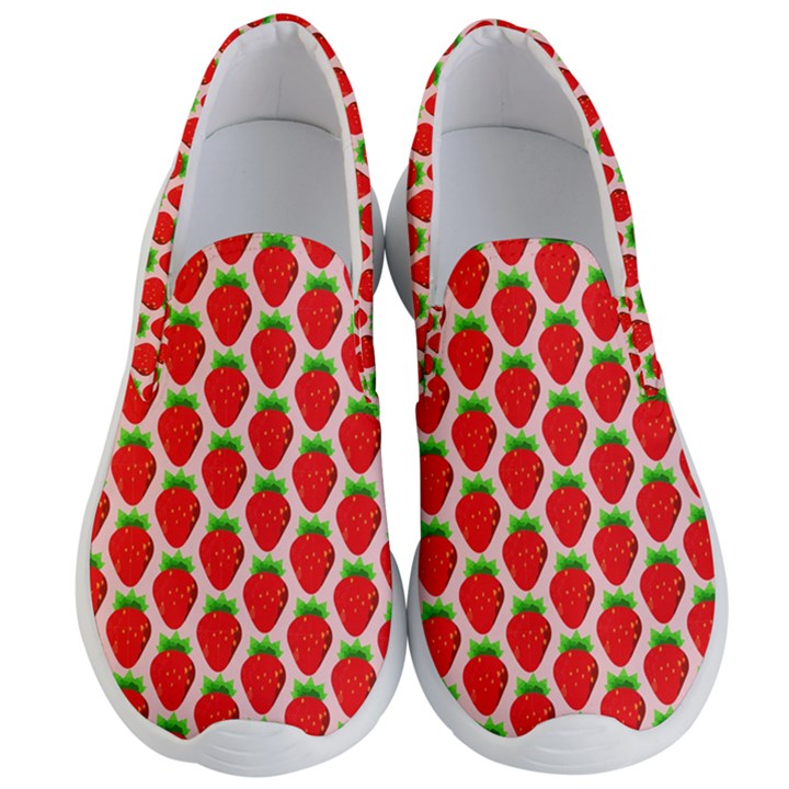 Strawberries Men s Lightweight Slip Ons