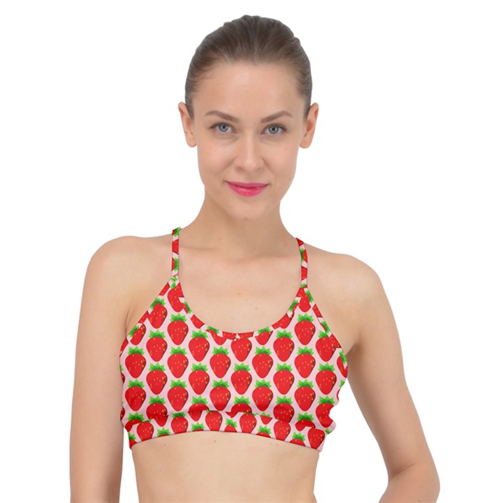 Strawberries Basic Training Sports Bra