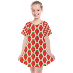 Strawberries Kids  Smock Dress