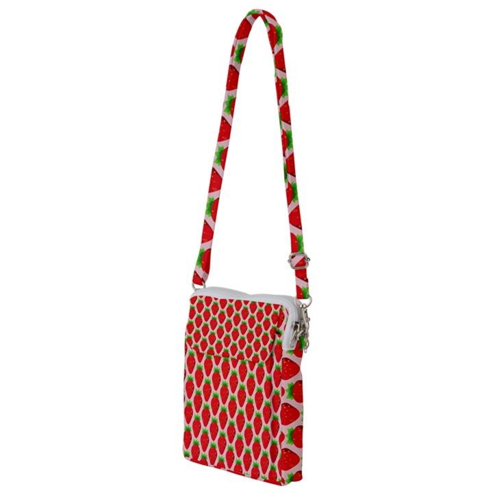 Strawberries Multi Function Travel Bag