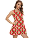 Strawberries Tiered Sleeveless Mini Dress View2