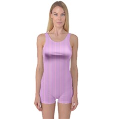 Stripes One Piece Boyleg Swimsuit by nateshop