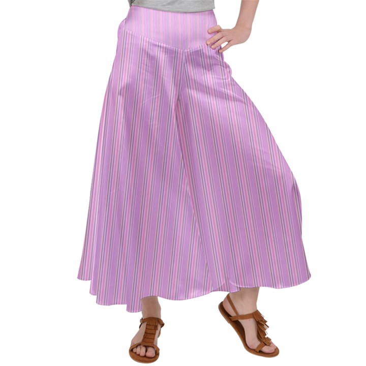 Stripes Satin Palazzo Pants