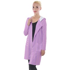 Stripes Hooded Pocket Cardigan by nateshop