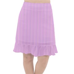 Stripes Fishtail Chiffon Skirt by nateshop