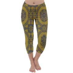 Tapestry Capri Winter Leggings  by nateshop