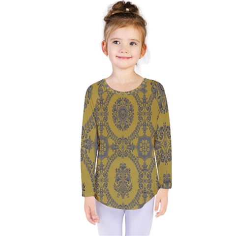 Tapestry Kids  Long Sleeve Tee by nateshop