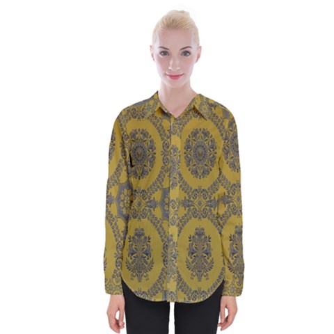 Tapestry Womens Long Sleeve Shirt by nateshop