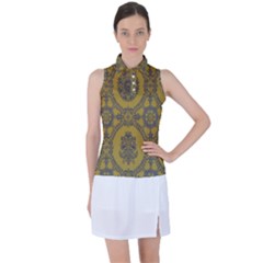 Tapestry Women s Sleeveless Polo Tee by nateshop