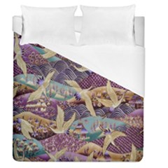 Textile Fabric Pattern Duvet Cover (queen Size) by nateshop