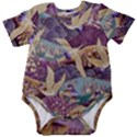 Textile Fabric Pattern Baby Short Sleeve Onesie Bodysuit View1