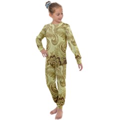 Texture Kids  Long Sleeve Set  by nateshop