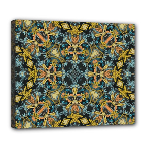 Tile (2) Deluxe Canvas 24  X 20  (stretched) by nateshop