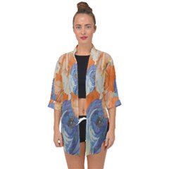 Tissue Open Front Chiffon Kimono by nateshop