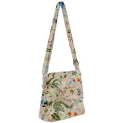 Tropical Fabric Textile Zipper Messenger Bag by nateshop