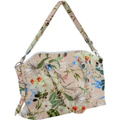 Tropical Fabric Textile Canvas Crossbody Bag by nateshop