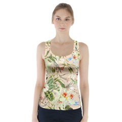 Tropical Fabric Textile Racer Back Sports Top by nateshop