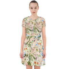 Tropical Fabric Textile Adorable In Chiffon Dress by nateshop