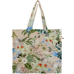 Tropical Fabric Textile Canvas Travel Bag by nateshop