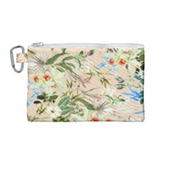 Tropical Fabric Textile Canvas Cosmetic Bag (medium) by nateshop