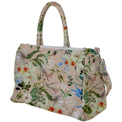 Tropical Fabric Textile Duffel Travel Bag by nateshop