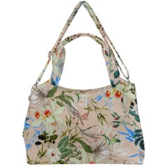 Tropical Fabric Textile Double Compartment Shoulder Bag by nateshop