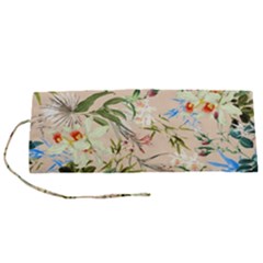 Tropical Fabric Textile Roll Up Canvas Pencil Holder (s) by nateshop