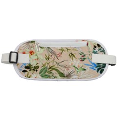 Tropical Fabric Textile Rounded Waist Pouch by nateshop