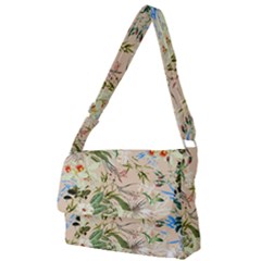 Tropical Fabric Textile Full Print Messenger Bag (l) by nateshop