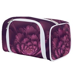 Fractal Blossom Flower Bloom Toiletries Pouch by Wegoenart