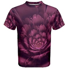 Fractal Blossom Flower Bloom Men s Cotton Tee by Wegoenart