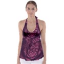 Fractal Blossom Flower Bloom Babydoll Tankini Top View1