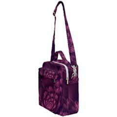 Fractal Blossom Flower Bloom Crossbody Day Bag by Wegoenart