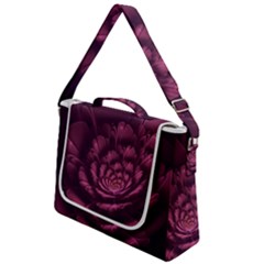 Fractal Blossom Flower Bloom Box Up Messenger Bag by Wegoenart