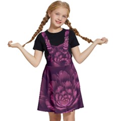 Fractal Blossom Flower Bloom Kids  Apron Dress by Wegoenart