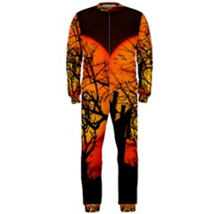 Night Full Moon Gespenstig Onepiece Jumpsuit (men) by Wegoenart