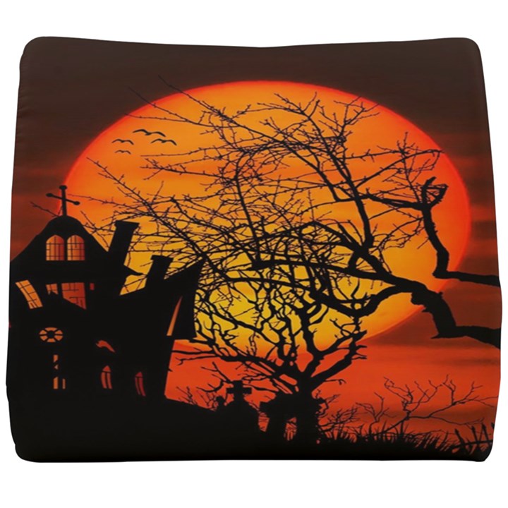 Night Full Moon Gespenstig Seat Cushion