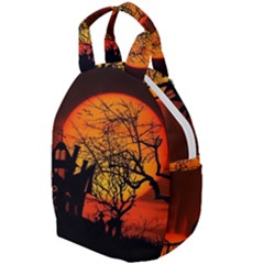 Night Full Moon Gespenstig Travel Backpacks by Wegoenart