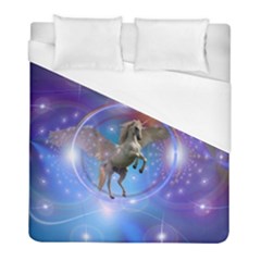 Unicorn Abstract Wave Line Duvet Cover (full/ Double Size) by Wegoenart