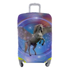 Unicorn Abstract Wave Line Luggage Cover (small) by Wegoenart