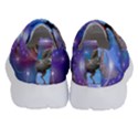 Unicorn Abstract Wave Line Kids  Velcro No Lace Shoes View4