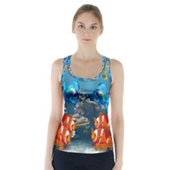 Aquarium Fish Tank Sea Life Racer Back Sports Top by Wegoenart