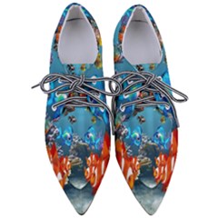 Aquarium Fish Tank Sea Life Pointed Oxford Shoes by Wegoenart